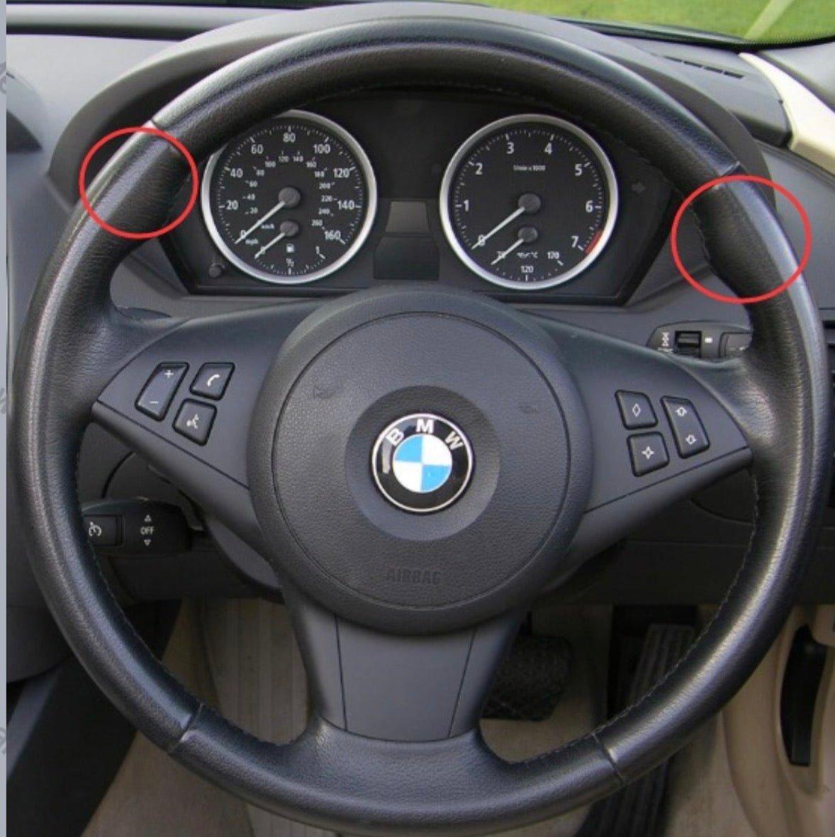 •5 Series E60 2003-2009
•5 Series E61 2004-2009
•6 Series E63 2003-2010
•6 Series E64 2004-2010 -Större Tumgrepp