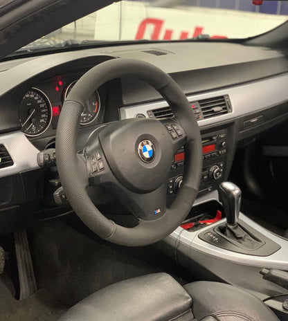 Perforated Leather/Alcantara Steering Wheel Cover