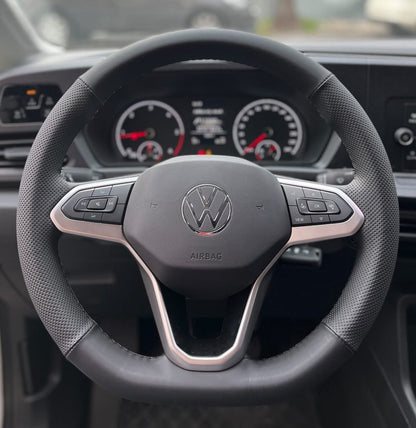 Perforated Leather/Alcantara Steering Wheel Cover