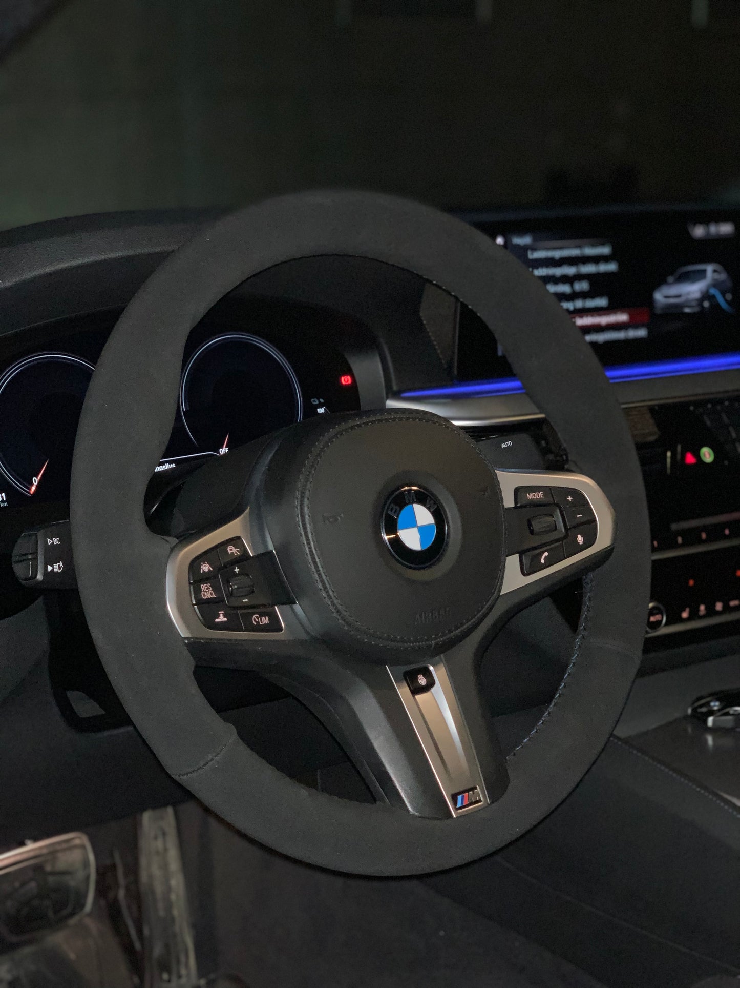 Alcantara Steering Wheel Cover