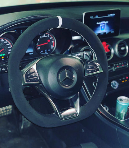 Alcantara Steering Wheel Cover