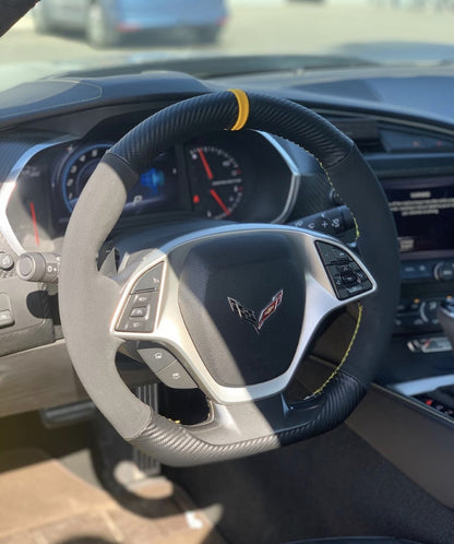 Carbon Fiber Steering Wheel Cover 