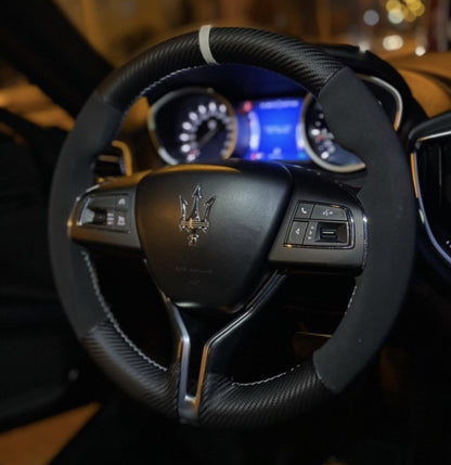 Carbon Fiber Steering Wheel Cover 