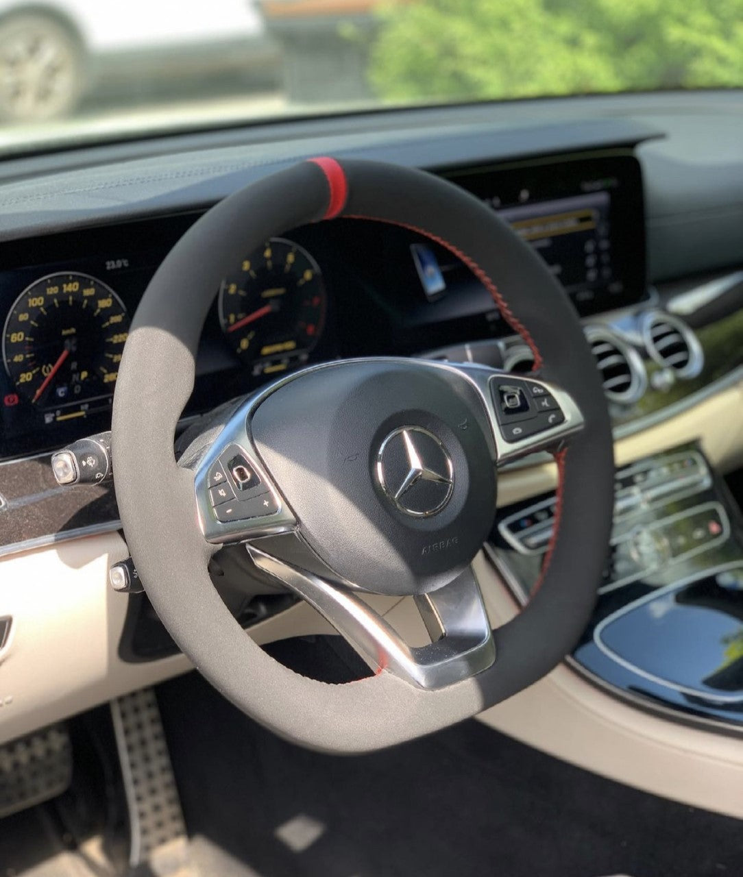 Nubuck Steering Wheel Cover 