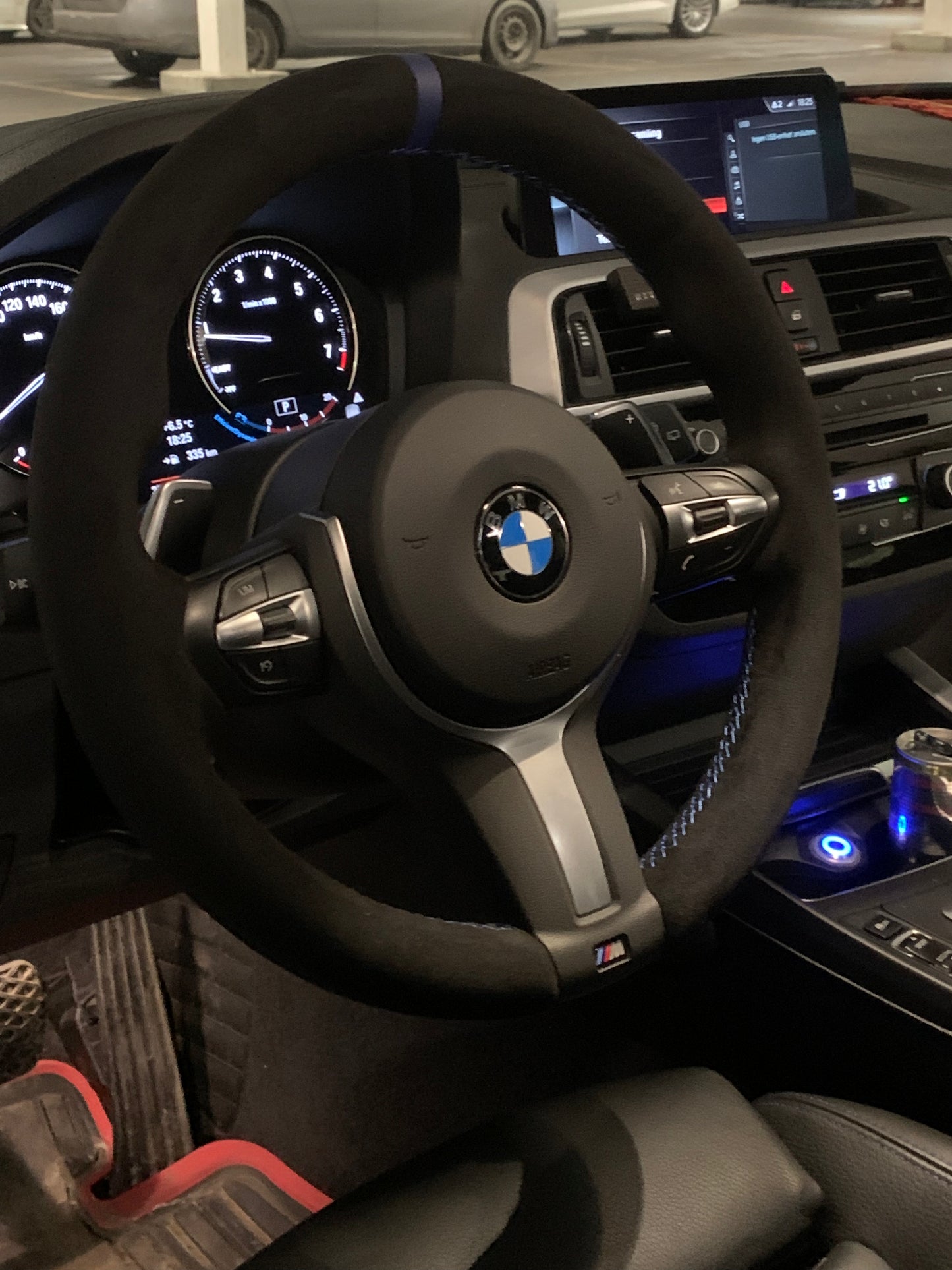 Alcantara Steering Wheel Cover