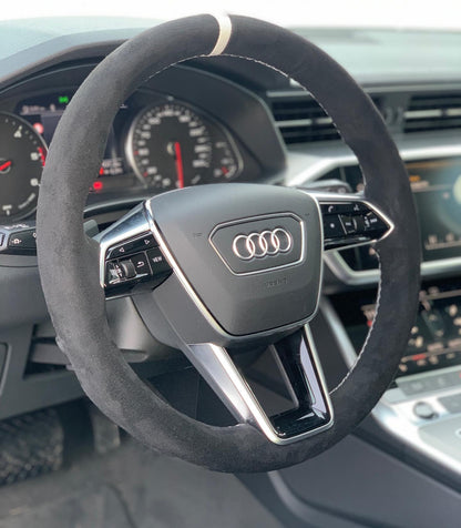 Alcantara Steering Wheel Cover