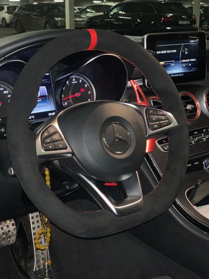 Alcantara Steering Wheel Cover