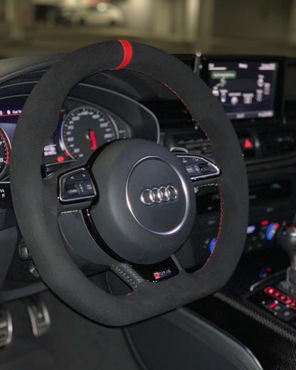 Alcantara Steering Wheel Cover