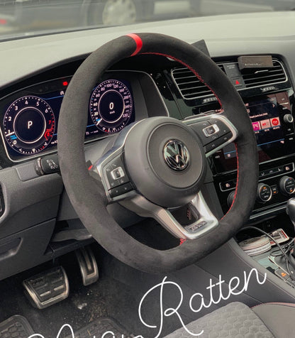 Alcantara Steering Wheel Cover